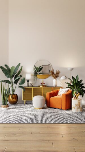 Brass Wall Mirror